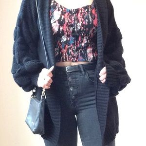 ❇️3/$30❇️ Charolette Russe Feather Tank Crop Top || M